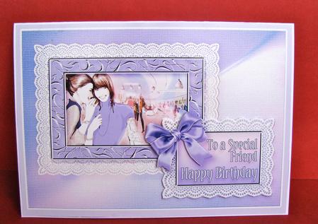 The Sharing of a Secret Decoupage by Christine Pagan
