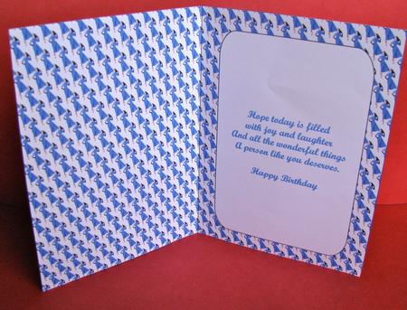 Elegant Lady in Blue Insert by Christine Pagan