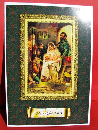 Nativity Portrait by Christine Pagan