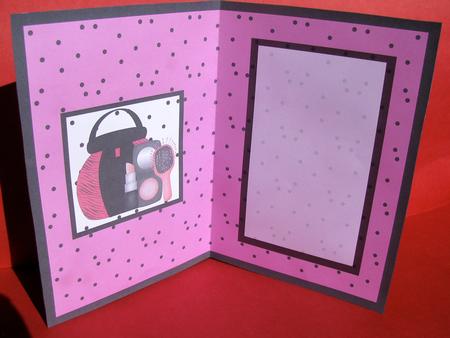 Girl's Make Up Bag Birthday Insert by Christine Pagan