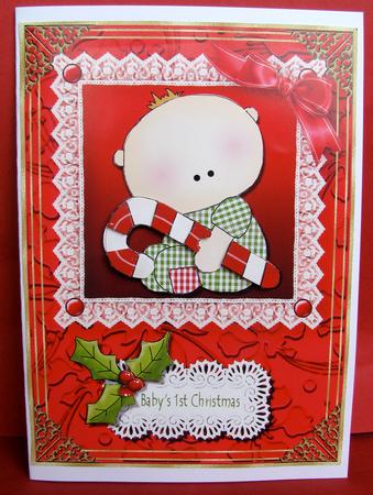 Baby's 1st Christmas Topper by Christine Pagan