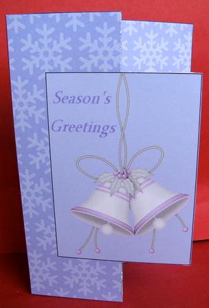 Christmas Bells Fold Back Sheet by Christine Pagan