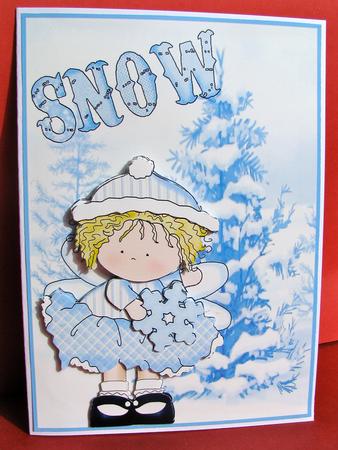 Christmas Snow Angel by Christine Pagan