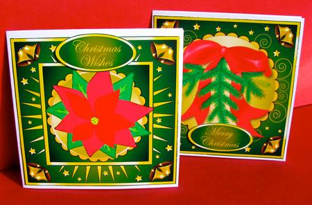 Christmas Poinsettia and Branch Toppers by Christine Pagan