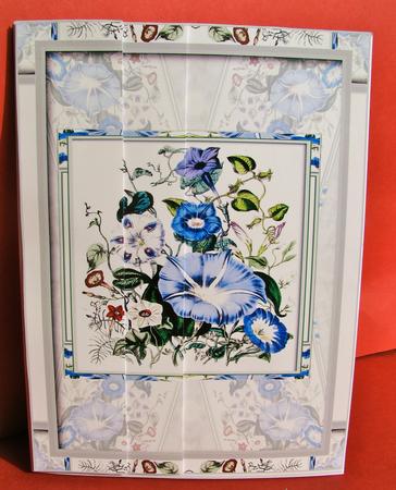 Foral Side Stacker by Christine Pagan