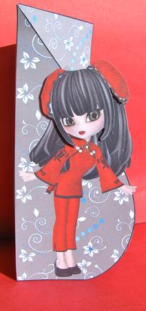 China Doll Tear Drop Sheet by Christine Pagan