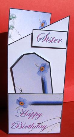 Bookmark Card Sister by Christine Pagan