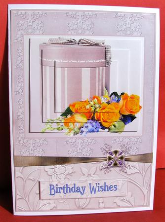 Hat Box & Flowers Pyramid by Christine Pagan