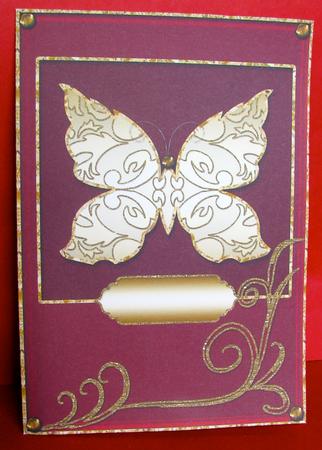 Sumptuous Butterfly & Swirls 13 by Christine Pagan