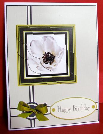 Wavey Edge Stacker Antique Anemone Design Sheet by Christine Pagan