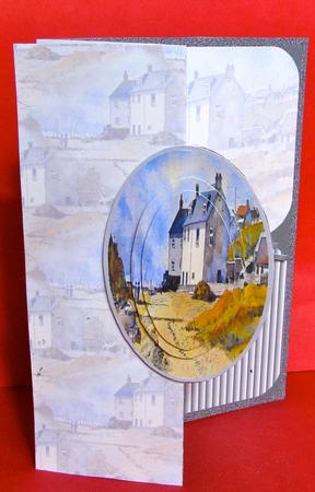 The Village Foldback Card by Christine Pagan