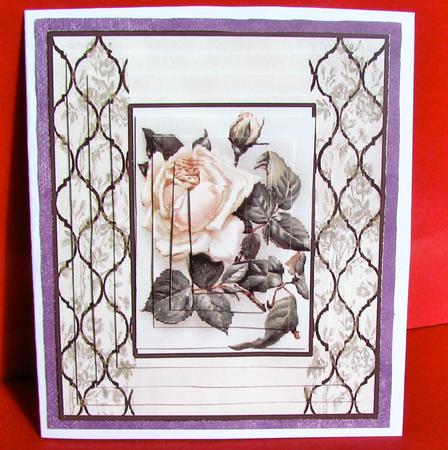 Shabby Chic Roses #2 by Christine Pagan