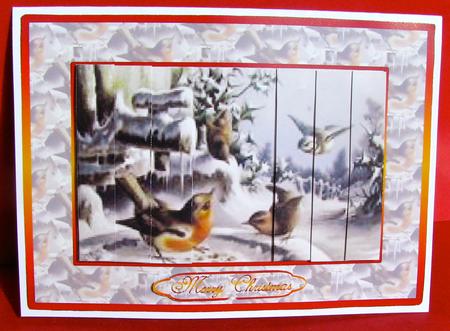 Christmas Robin and Friends by Christine Pagan
