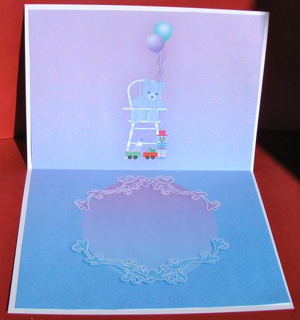 Baby's First Birthday Matching A5 Insert Sheet by Christine Pagan