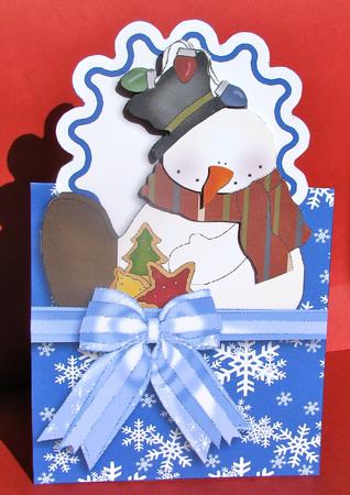 Pop Out Snowman by Christine Pagan