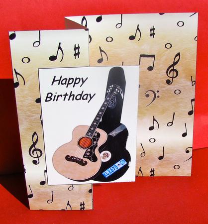 Guitar Fold Back Sheet by Christine Pagan