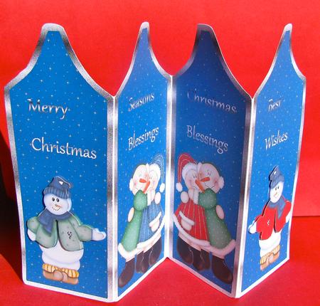 Snow People Family by Christine Pagan