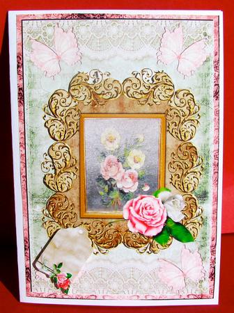 Roses Framed by Christine Pagan