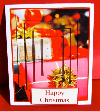 Wrapped Up Christmas Presents Concentric Pyramid by Christine Pagan
