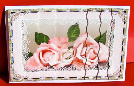 Pink Anniversary Rose Stacker by Christine Pagan