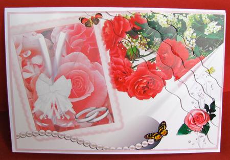 Wedding & Anniversary #4 Wavy Edge Corner Stacker by Christine Pagan