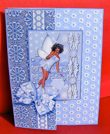 Maria Faerie Fold Back Birthday Card by Christine Pagan