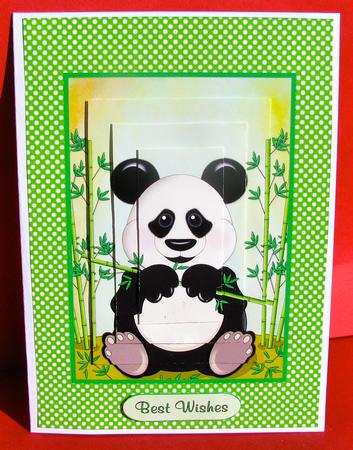 Panda Pyramid by Christine Pagan