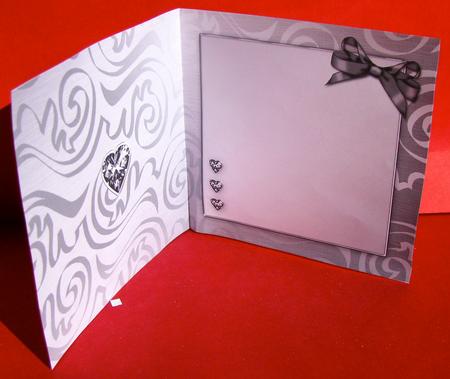 Elegant Flourish Matching Insert Square Portrait by Christine Pagan