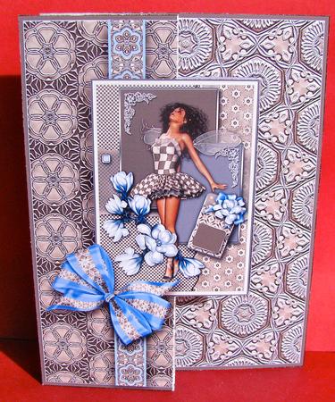 Hannah Faerie Fold Back Birthday Card by Christine Pagan