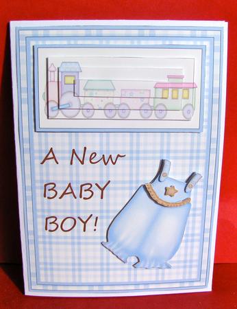 Choochoo and Rompers - Best of Both Worlds Card Front/topper by Christine Pagan
