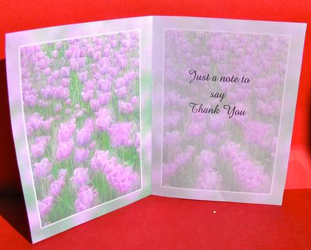 Insert Thank You Flowers from the Garden Happy Birthday Tha by Christine Pagan