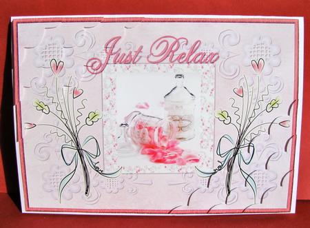 Just Relax Deckle Edge Stacker by Christine Pagan