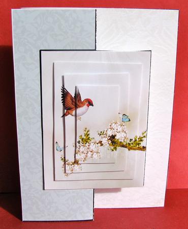On a Wing Fold Back Card by Christine Pagan