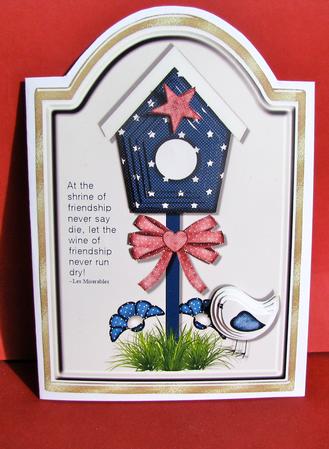 The Wine of Friendship Topper by Christine Pagan