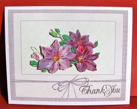 Clematis Purple Dream by Christine Pagan