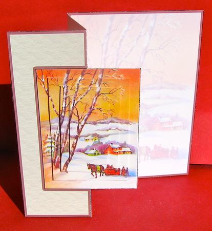 Sleigh Ride in the Snow by Christine Pagan