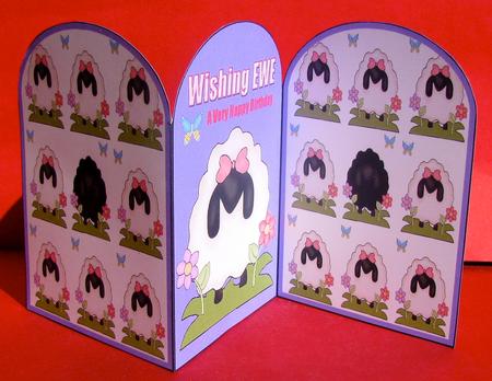 Wishing Ewe 2 - Happy Birthday by Christine Pagan