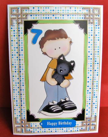 Birthday Boy Age Topper by Christine Pagan
