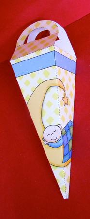 Baby Boy Icicle Favor Box by Christine Pagan