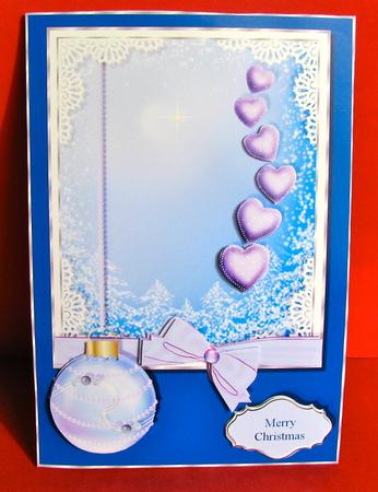 Christmas Love Card Topper by Christine Pagan