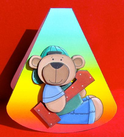 Birthday Boy Age 1 Wobble Card by Christine Pagan