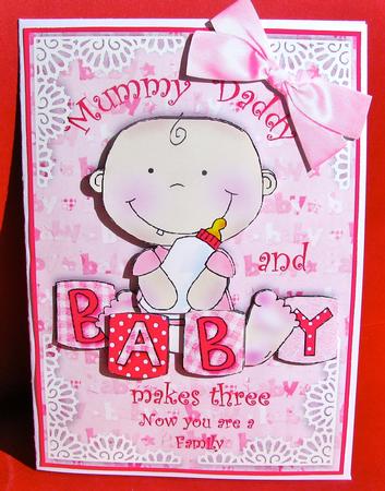 And Baby Makes Three - Girl by Christine Pagan