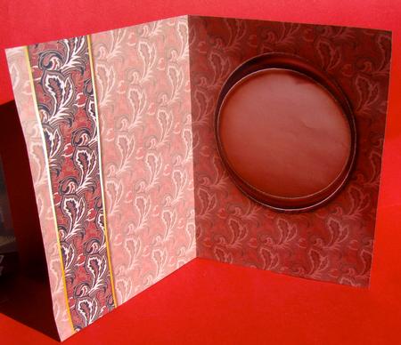Classic Red Car in a Frame Matching A5 Insert by Christine Pagan