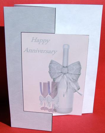 Happy Anniversary Fold Back by Christine Pagan