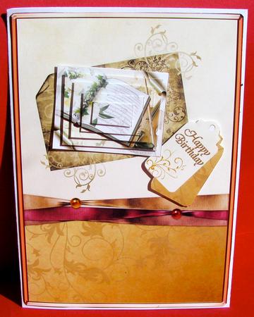 Romantic Sonata Card Front by Christine Pagan
