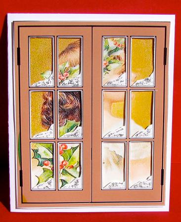 In My Window Waiting for Santa by Christine Pagan