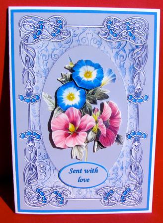 Framed Flowers by Christine Pagan
