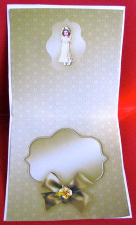 Vintage Pretty Girl Matching 5” x 5” Insert by Christine Pagan