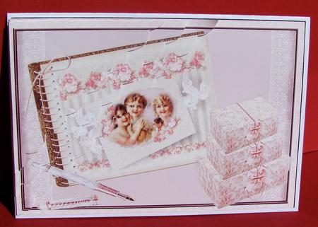 My Floral Journal Wavy Corner Stacker by Christine Pagan