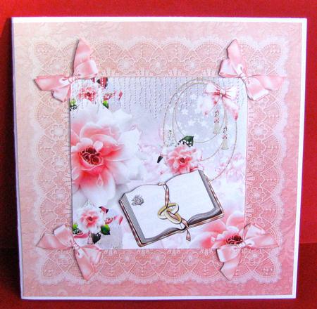 Wedding Decoupage Card by Christine Pagan